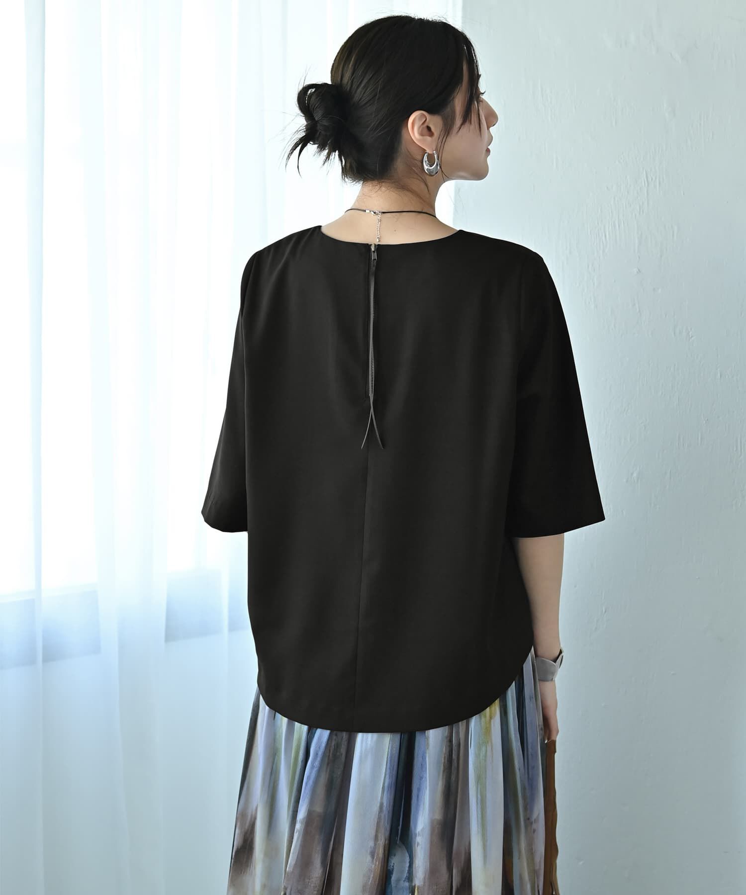 STYLE DELI「【Kana Oyama&times;BLK001】セットアップトップス／DELI size」|シャツ・ブラウス|