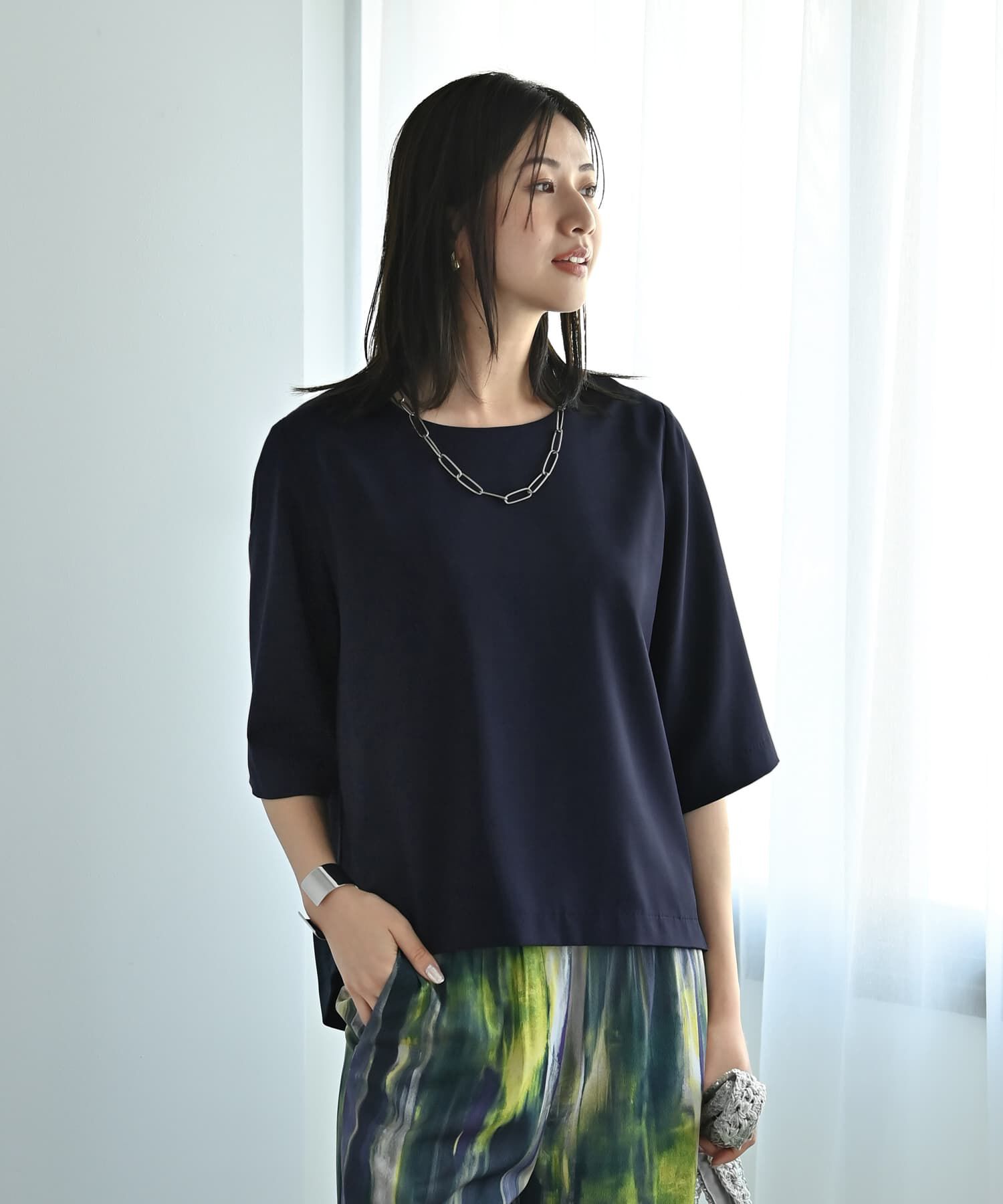STYLE DELI「【Kana Oyama&times;BLK001】セットアップトップス／DELI size」|シャツ・ブラウス|