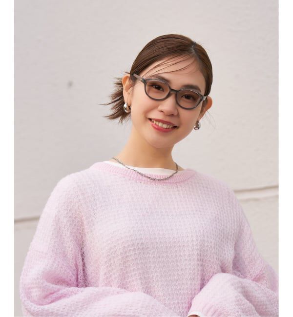  「花粉・飛沫対策 メガネ Sサイズ [ミッキー ミニー] 度なし・くもり止めレンズ | 花粉めがね ディズニー」|メガネ|薄グレー