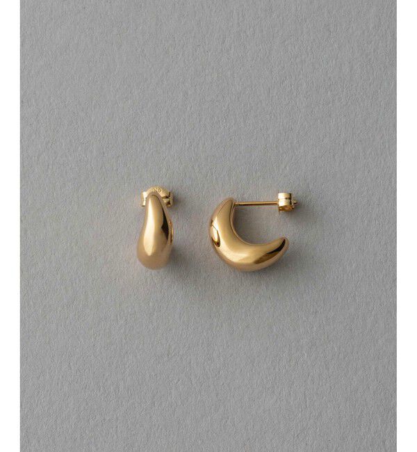 ete「ドロップ ピアス」|ピアス|イエローゴールド