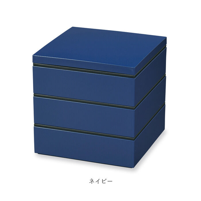 BACKYARD FAMILY「重箱 仕切り 通販 シンプル 3段 お重 18cm ランチボックス ファミリーサイズ お重箱」|食器・キッチングッズ|