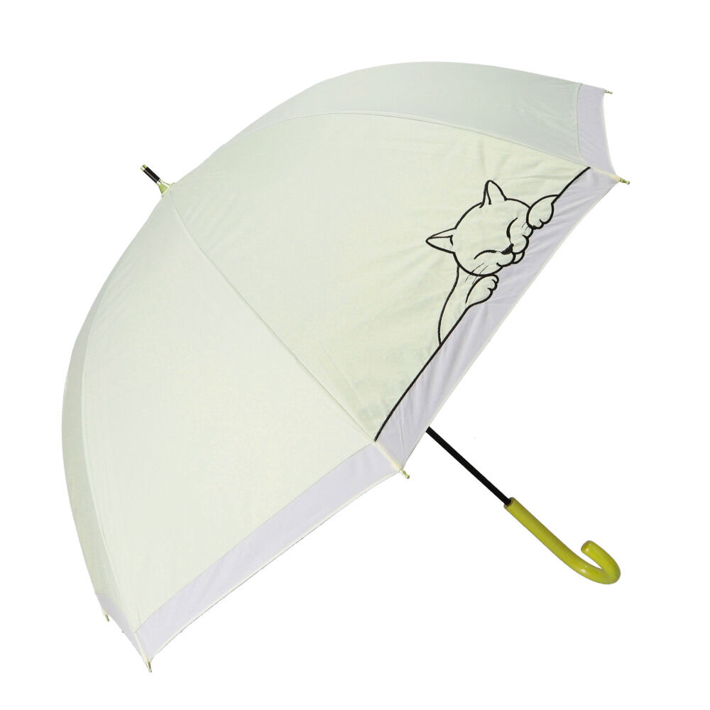 BACKYARD FAMILY「傘 レディース 大人 通販 長傘 55cm 晴雨兼用 かさ カサ 雨傘 日傘 晴雨兼用傘」|傘|ホワイト1