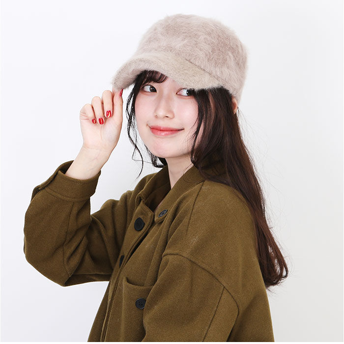 BACKYARD FAMILY「キャップ 冬 通販 帽子 ぼうし レディース帽子 レディース 女性 女の子 冬小物 秋冬 かわいい」|キャップ・キャスケット|