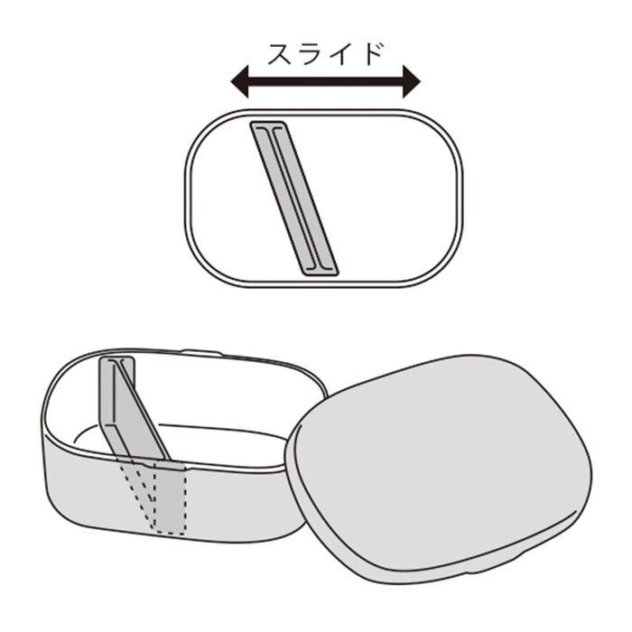 BACKYARD FAMILY「お弁当箱 女子 1段 通販 ランチボックス 一段 ワンタッチ 弁当箱 洗いやすい 子ども こども」|食器・キッチングッズ|
