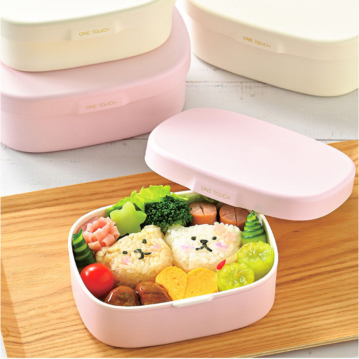 BACKYARD FAMILY「お弁当箱 女子 1段 通販 ランチボックス 一段 ワンタッチ 弁当箱 洗いやすい 子ども こども」|食器・キッチングッズ|
