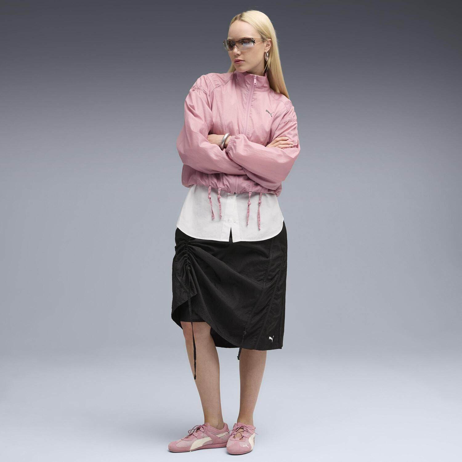 PUMA「【PUMA ｳｪｱ】W DARE TO WOVEN MIDI SKIRT」|サンダル|