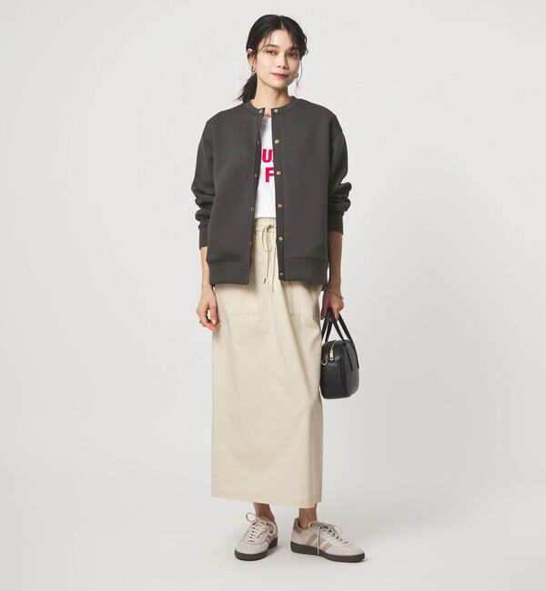 UNITED ARROWS green label relaxing「ダンボール ノーカラー カーディガン」|カーディガン|