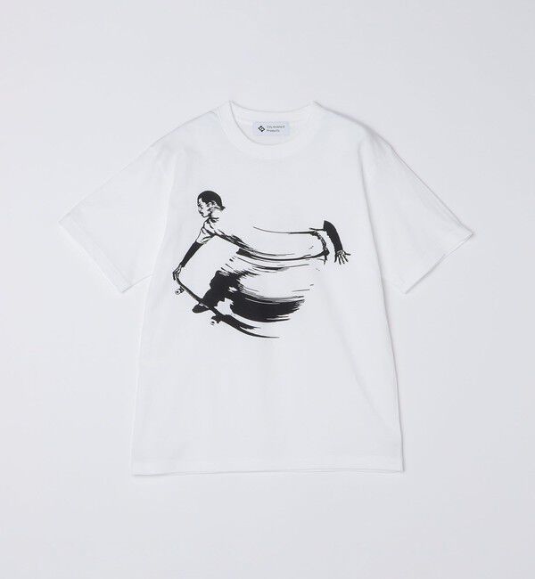 SHIPS「【City Ambient Products別注】WK Interact: モーション Tシャツ」|Tシャツ・カットソー|ライトホワイト