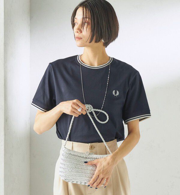 SHIPS for women「FRED PERRY:M1588 TWIN TIPPED TEE」|Tシャツ・カットソー|