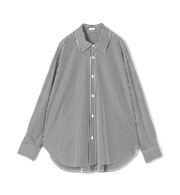 GALERIE VIE「シルキーコットン ショートレングスシャツ」|シャツ・ブラウス|64 ネイビー系