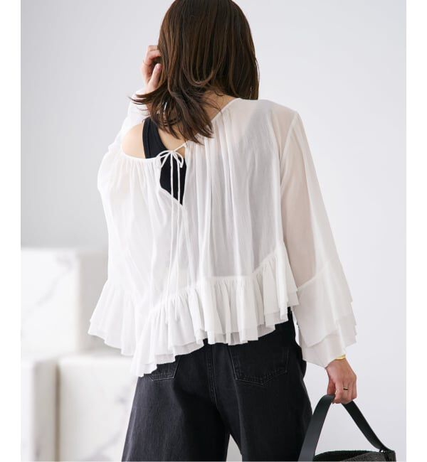 Plage「COTTON FRILLS ブラウス」|シャツ・ブラウス|