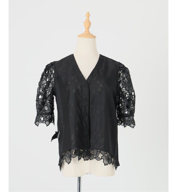 VERMEIL par iena「Cutwork Lace ブラウス」|シャツ・ブラウス|