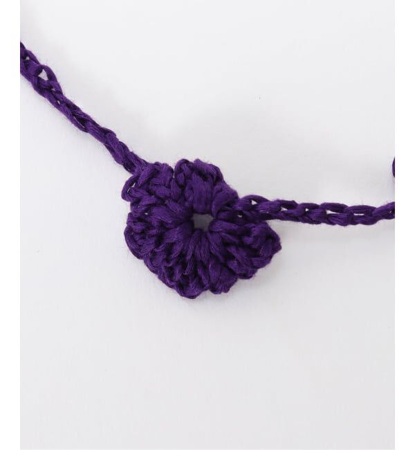 IENA「【一部店舗限定】JANE SMITH/ジェーンスミス CROCHET FLOWERS STRING 26SKN-465S」|その他|