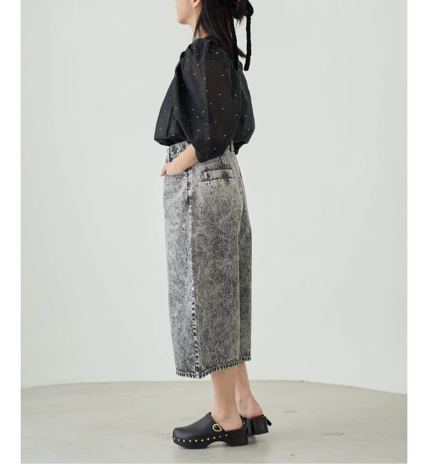 IENA LA BOUCLE「IENA LA BOUCLE ケミカルハーフデニムパンツ」|その他|