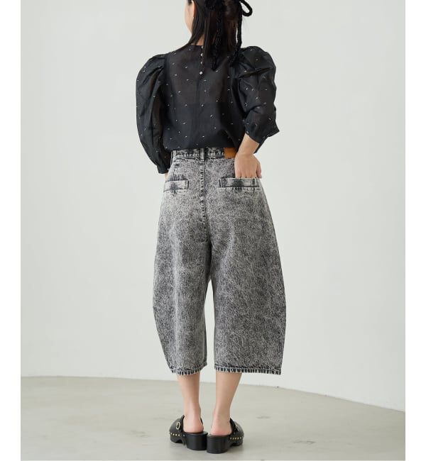 IENA LA BOUCLE「IENA LA BOUCLE ケミカルハーフデニムパンツ」|その他|