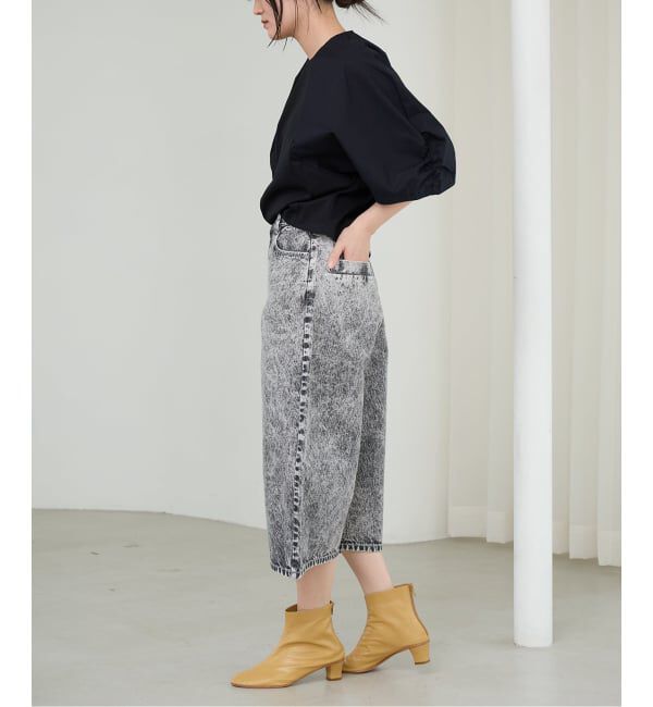 IENA LA BOUCLE「IENA LA BOUCLE ケミカルハーフデニムパンツ」|その他|