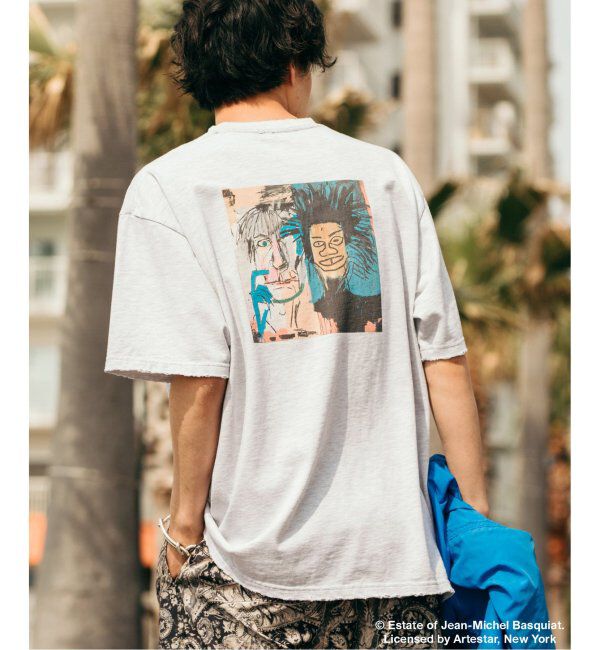 JOURNAL STANDARD「WEB限定 Basquiat / バスキア&times;JOURNAL STANDARD 別注 アートTシャツ」|Tシャツ・カットソー|ナチュラル