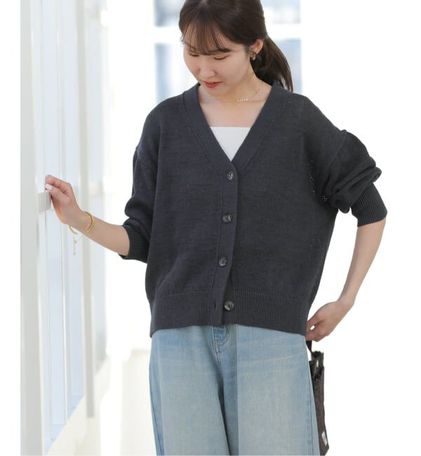 JOURNAL STANDARD relume「リネンコットンVカーディガン」|カーディガン|