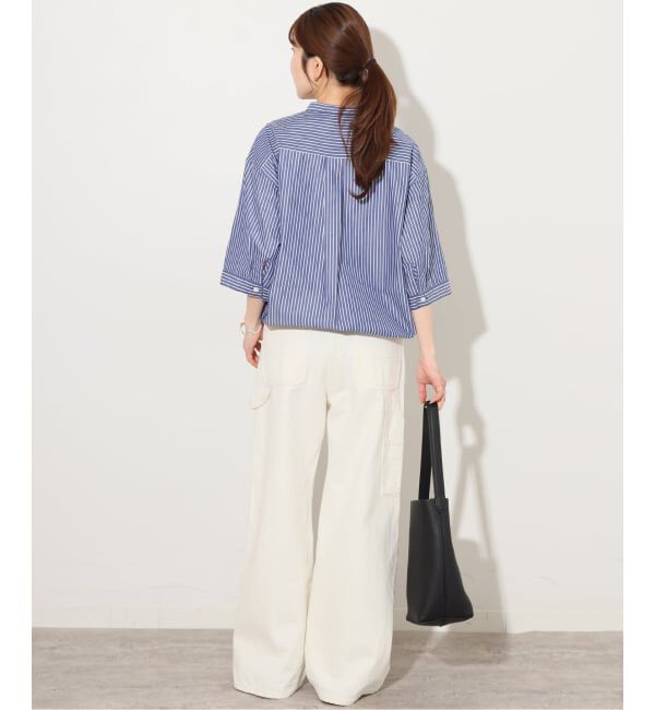 JOURNAL STANDARD relume「《追加 / 新色》ストライプバンドカラードロストシャツ」|シャツ・ブラウス|