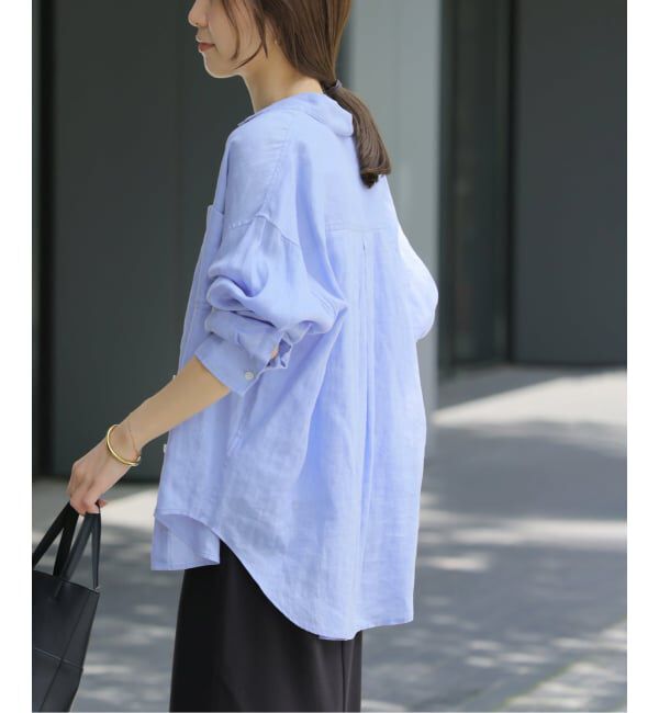 JOURNAL STANDARD relume「《追加 / 新色》カラーリネンオーバーサイズシャツ」|シャツ・ブラウス|
