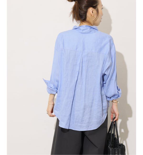 JOURNAL STANDARD relume「《追加 / 新色》カラーリネンオーバーサイズシャツ」|シャツ・ブラウス|