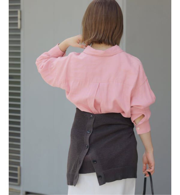 JOURNAL STANDARD relume「《追加 / 新色》カラーリネンオーバーサイズシャツ」|シャツ・ブラウス|