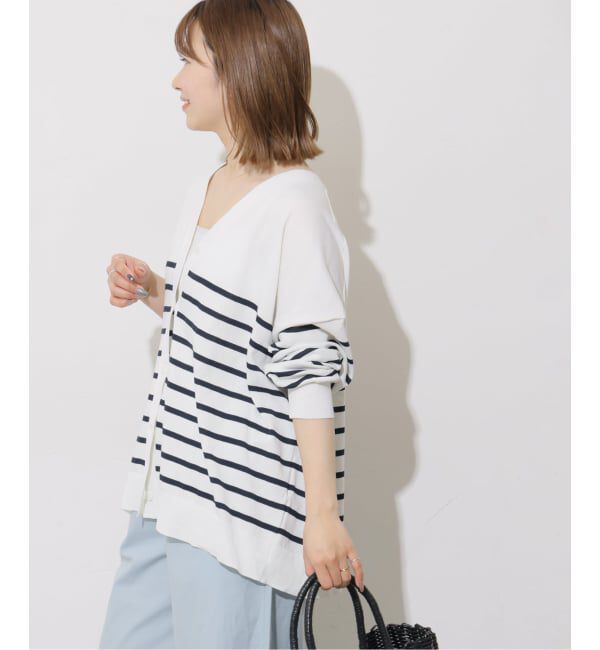 JOURNAL STANDARD relume「【MULTI FUNC+】UVカット / 接触冷感 / ドライタッチVネックカーディガン」|カーディガン|