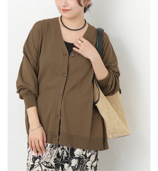 JOURNAL STANDARD relume「【MULTI FUNC+】UVカット / 接触冷感 / ドライタッチVネックカーディガン」|カーディガン|