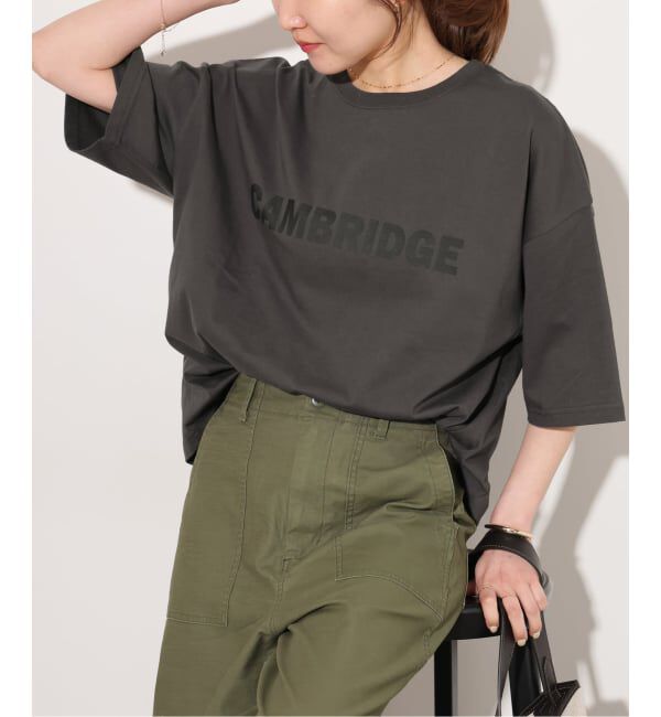 JOURNAL STANDARD relume「CAMBRIDGEロゴTシャツ」|Tシャツ・カットソー|グレー