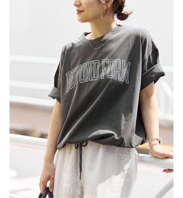 JOURNAL STANDARD「ピグメントテンジクドロストTEE」|Tシャツ・カットソー|ブラック