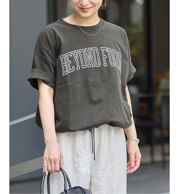 JOURNAL STANDARD「ピグメントテンジクドロストTEE」|Tシャツ・カットソー|