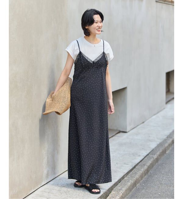 JOURNAL STANDARD「ドットプリントキャミワンピース」|ワンピース|