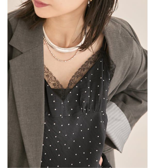 JOURNAL STANDARD「ドットプリントキャミワンピース」|ワンピース|