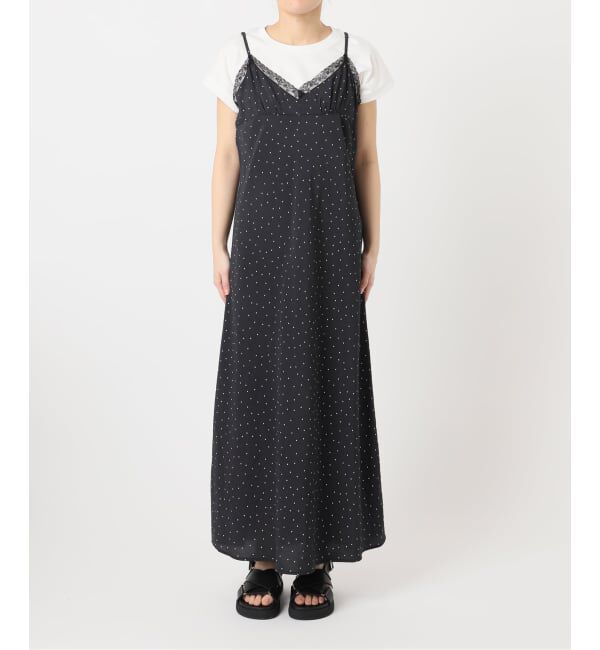 JOURNAL STANDARD「ドットプリントキャミワンピース」|ワンピース|