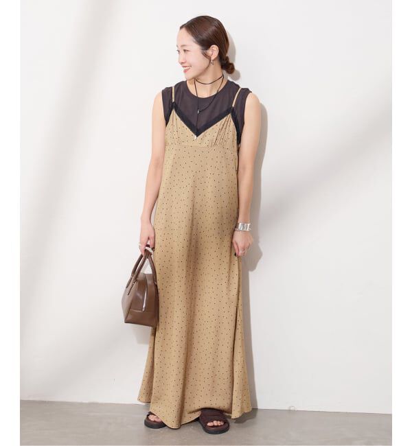 JOURNAL STANDARD「ドットプリントキャミワンピース」|ワンピース|