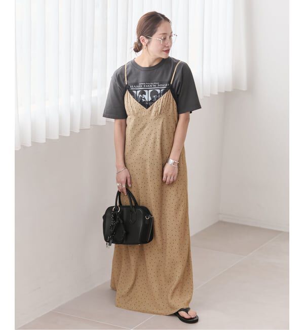 JOURNAL STANDARD「ドットプリントキャミワンピース」|ワンピース|
