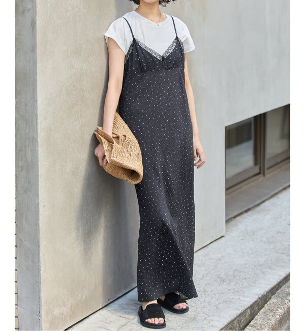 JOURNAL STANDARD「ドットプリントキャミワンピース」|ワンピース|