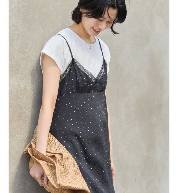 JOURNAL STANDARD「ドットプリントキャミワンピース」|ワンピース|