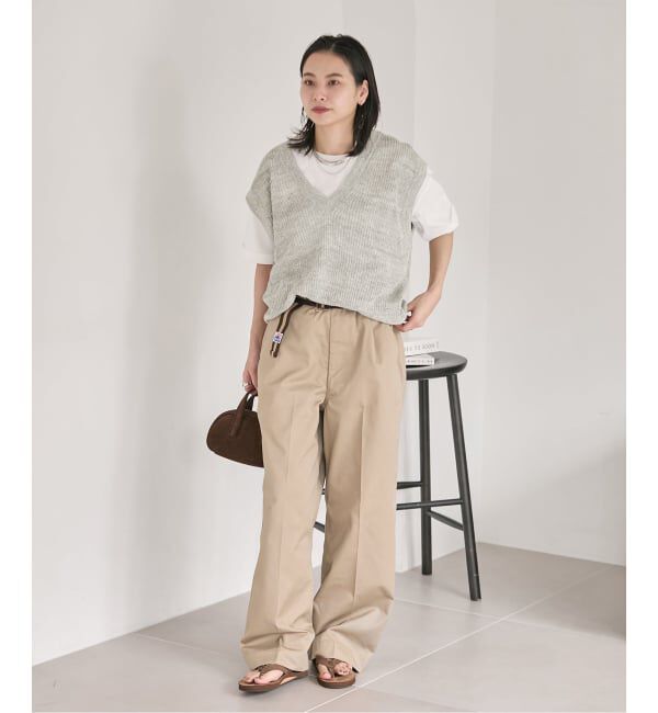 JOURNAL STANDARD「【osedit】WASHABLELINEN Vベスト」|ベスト・ジレ|