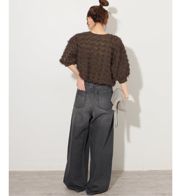 JOURNAL STANDARD relume「《追加 / 新色》フリンジハーフスリーブプルオーバー」|ニット・セーター|