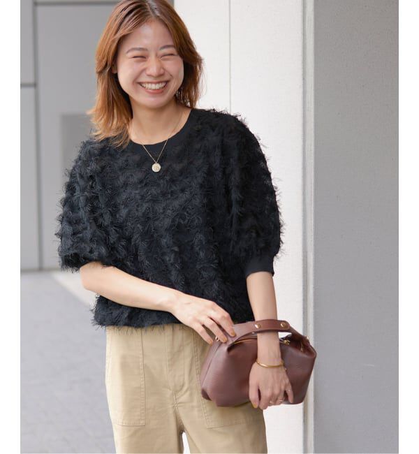 JOURNAL STANDARD relume「《追加 / 新色》フリンジハーフスリーブプルオーバー」|ニット・セーター|