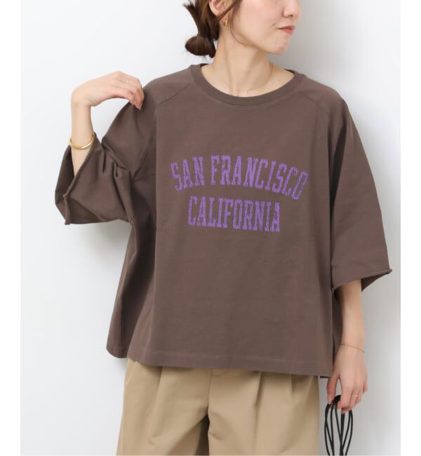JOURNAL STANDARD relume「《追加予約》カットオフワイドロゴTee」|Tシャツ・カットソー|