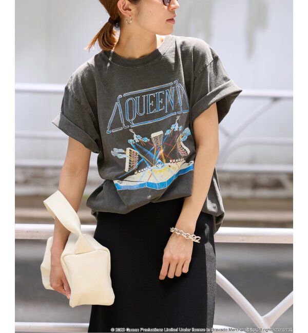 FRAMeWORK「【GOOD ROCK SPEED/グッドロックスピード】QUEEN TEE」|Tシャツ・カットソー|ブラック