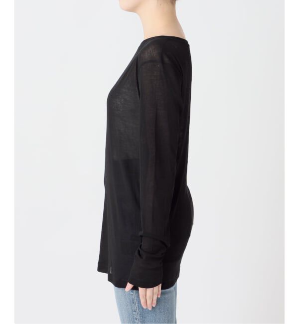 Spick and Span「《追加2》シアーボートネックプルオーバー」|Tシャツ・カットソー|