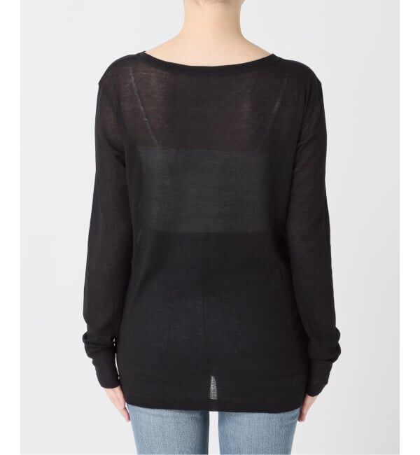 Spick and Span「《追加2》シアーボートネックプルオーバー」|Tシャツ・カットソー|