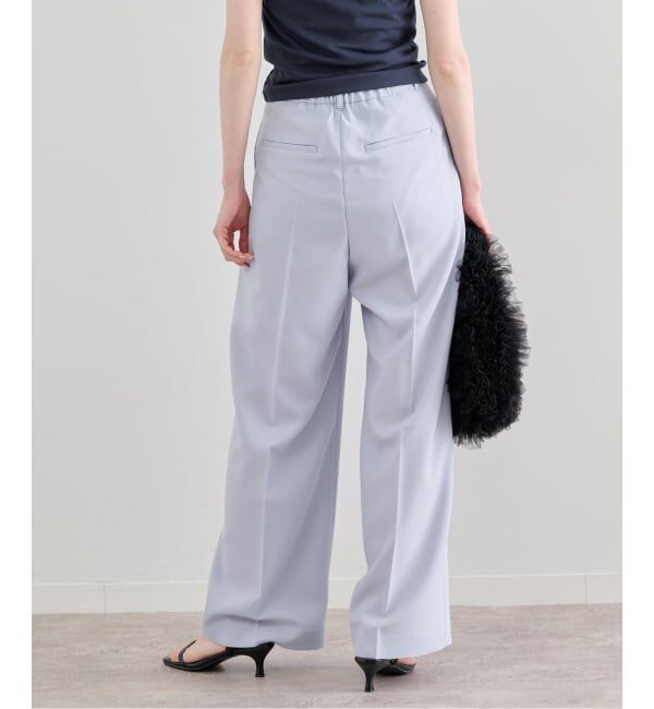 U by SPICK&SPAN「《予約》ツイルイージーパンツ」|スラックス|