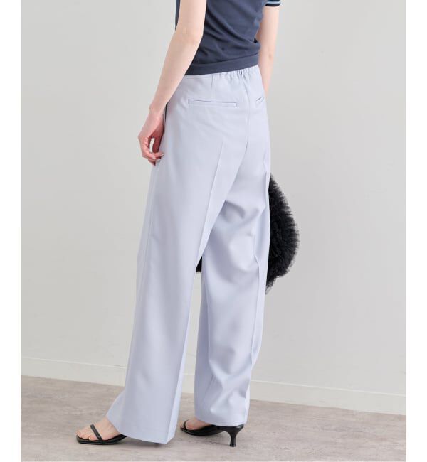 U by SPICK&SPAN「《予約》ツイルイージーパンツ」|スラックス|