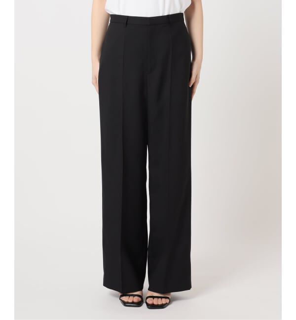 U by SPICK&SPAN「《予約》ツイルイージーパンツ」|スラックス|