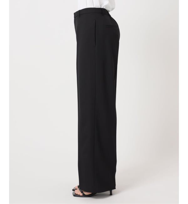 U by SPICK&SPAN「《予約》ツイルイージーパンツ」|スラックス|
