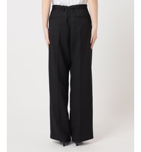 U by SPICK&SPAN「《予約》ツイルイージーパンツ」|スラックス|
